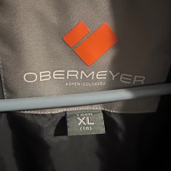 Obermeyer Gray and Orange Jacket - Picture 2 of 3